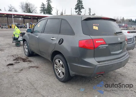 2007 Acura Mdx Technology Package from USA, damaged, VIN 2HNYD28377H545503